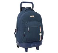 safta EL GANSO Eclipse Großer Rucksack mit Rädern, kompakt, abnehmbar, ideal für Kinder verschiedener Altersgruppen, bequem und vielseitig, Qualität und Widerstandsfähigkeit, 33 x 22 x 45 cm