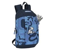 Safta El Niño Bahia Mini-Rucksack für den täglichen Gebrauch, ideal für Kinder verschiedener Altersgruppen, bequem und vielseitig, Qualität und Widerstandsfähigkeit, 22 x 10 x 39 cm, Blau