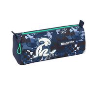 EL Niño Navy Federmäppchen mit Reißverschluss und Fach, Federmäppchen für Kinder, ideal für Kinder im Schulalter, bequem und vielseitig, Qualität und Widerstandsfähigkeit, 21 x 7 x 8 cm