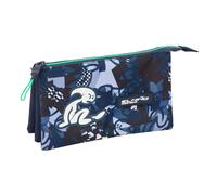 safta EL Niño Navy Federmäppchen für Kinder, ideal für Kinder im Schulalter, bequem und vielseitig, Qualität und Widerstandsfähigkeit, 22 x 3 x 12 cm