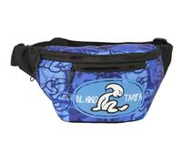 Safta EL Niño Roller Bauchtasche mit Außentasche, ideal für Jugendliche und Kinder verschiedener Altersgruppen, bequem und vielseitig, Qualität und Widerstandsfähigkeit, 23 x 9 x 12 cm, Blau/Schwarz,