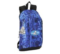 Safta El Niño Roller Mini-Rucksack für den täglichen Gebrauch, ideal für Kinder verschiedener Altersgruppen, bequem und vielseitig, Qualität und Widerstandsfähigkeit, 22 x 10 x 39 cm, Blau/Schwarz, M,