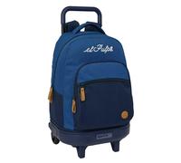 Safta El Pulpo 33l Wheeled Backpack Blau Kinder