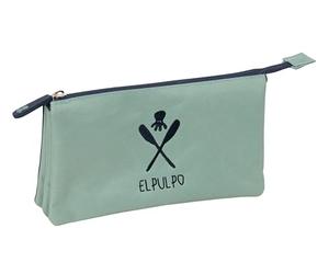 safta El Pulpo Aquamarina Federmäppchen für Kinder, ideal für Kinder im Schulalter, bequem und vielseitig, Qualität und Widerstandsfähigkeit, 22 x 3 x 12 cm