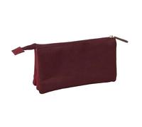 EL PULPO Bordeaux Federmäppchen für Kinder, ideal für Kinder im Schulalter, bequem und vielseitig, Qualität und Widerstandsfähigkeit, 22 x 3 x 12 cm