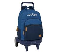 Safta El Pulpo 33l Wheeled Backpack Blau Kinder