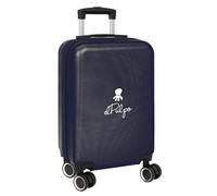 safta EL PULPO - Kabinentrolley 50,8 cm, Koffer mit Rädern, Sicherheitsschloss, Leichter Koffer, 34,5 x 20 x 55 cm, Marineblau, M, Casual