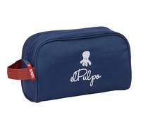 Safta EL Pulpo Kulturbeutel für Kinder mit Griff, Kinder-Kulturbeutel, einfache Reinigung, bequem und vielseitig, Qualität und Widerstandsfähigkeit, 24 x 10 x 15 cm, Marineblau, M, Casual