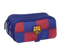 Safta F.C. Barcelona 1. Team 25/26, Federmäppchen, Dreifachmäppchen für Kinder, ideal für Kinder im Schulalter, bequem und vielseitig, Qualität und Widerstandsfähigkeit, 21,5 x 8 x 10 cm
