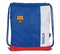 Safta F.C. Barcelona 2. Ausrüstung, Sporttasche, Schnürverschluss, Rucksack, ideal für Kinder unterschiedlichen Alters, bequem und vielseitig, Qualität und Widerstandsfähigkeit, 35 x 45 cm, Blau und