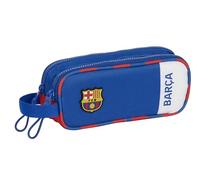 SAFTA F.C. Barcelona 2. Team - Federmäppchen für Kinder, Federmäppchen für Kinder, ideal für Kinder im Schulalter, bequem und vielseitig, Qualität und Beständigkeit, 21 x 6 x 8 cm, Blau und