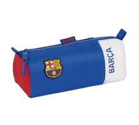Safta F.C. Barcelona 2. Team Federmäppchen mit Reißverschluss und Fach, Federmäppchen für Kinder, ideal für Schulkinder, bequem und vielseitig, 21 x 7 x 8 cm, Blau und Burgunderrot, blau/Granate,
