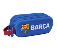 Safta Doppelmäppchen F.C. Barcelona 3D – für Kinder, 21 x 6 x 8 cm, Marineblau
