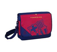 Safta F.c.Barcelona Bandolera Ordenador Umhängetasche 40 Centimeters Blau Und Kastanienbraun