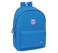 safta F.C.BARCELONA Chica Rucksack für Laptop 39,6 cm (15,6 Zoll) und USB, ideal für Jugendliche verschiedener Altersgruppen, recyceltes Gewebe, bequem und vielseitig, Qualität und