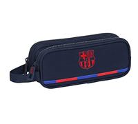 safta F.C. Barcelona Corporativa - Federmäppchen für Kinder, für Kinder von 5 bis 14 Jahren, bequem und vielseitig, Qualität und Stärke, 21 x 6 x 8 cm, Marineblau, Marineblau, Estándar, Lässig