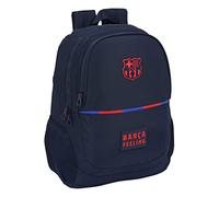 Safta F.C. Barcelona Corporativa Schulrucksack für Kinder, ideal für Kinder verschiedener Altersgruppen, bequem und vielseitig, Qualität und Strapazierfähigkeit, 32 x 16 x 44 cm, Marineblau, marineblau, Estándar, Casual