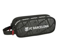 F. C. Barcelona Doppelmäppchen für Kinder, ideal für Kinder im Schulalter, bequem und vielseitig, Qualität und Widerstandsfähigkeit, 21 x 6 x 8 cm