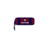 safta F.C. Barcelona Federmäppchen für Kinder, ideal für Kinder im Schulalter, bequem und vielseitig, Qualität und Widerstandsfähigkeit, 22 x 8 x 5 cm, Marineblau/Granat, Marineblau/Granat, Estándar,
