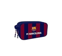 safta F.C. Barcelona - Große Schultasche für Kinder, anpassbar an den Wagen, ideal für Kinder von 5 bis 14 Jahren, bequem und vielseitig, 26 x 12,5 x 15 cm, Marineblau/Kastanienbraun,
