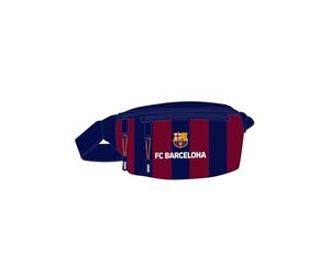 SAFTA F.C. Barcelona Gürteltasche mit Außentasche, ideal für Jugendliche und Kinder verschiedener Altersgruppen, bequem und vielseitig, Qualität und Widerstandsfähigkeit, 23 x 9 x 12 cm,