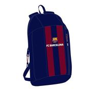 Safta F.C. Barcelona Mini-Rucksack für den täglichen Gebrauch, ideal für Kinder verschiedener Altersgruppen, bequem und vielseitig, Qualität und Widerstandsfähigkeit, 22 x 10 x 39 cm,