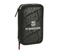 F.C. Barcelona Federmäppchen für die Schule, mit 29 nützlichen Utensilien, ideal für Kinder von 5 bis 14 Jahren, bequem und vielseitig, Qualität und Widerstandsfähigkeit, 12,5 x 4 x 19,5 cm