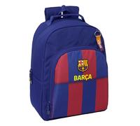 safta FC Barcelona 1. Team 25/26 Schulrucksack, anpassbar an Trolley, Rucksack, ideal für Kinder verschiedener Altersgruppen, bequem und vielseitig, Qualität und Widerstandsfähigkeit, 32 x 15 x 42 cm