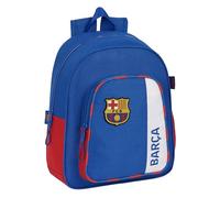 Safta FC Barcelona 2. Team Schulrucksack, ideal für Kinder unterschiedlichen Alters, bequem und vielseitig, Qualität und Widerstandsfähigkeit, 27 x 10 x 33 cm, Blau und Kastanienbraun, blau/granate,