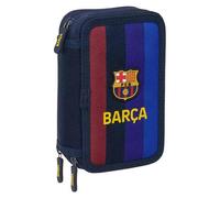 FC Barcelona 1. Team 26/27, Schulmäppchen mit 37 Utensilien, bequem und vielseitig, 12,5 x 5,5 x 19,5 cm