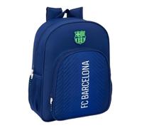 Safta FC Barcelona NAVY BLUE Schulrucksack für Kinder, Kinderrucksack, anpassbar an Kinderwagen, ideal für Kinder im Schulalter, bequem und vielseitig, Qualität und Widerstandsfähigkeit, 32 x 12 x 38