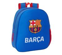 Safta Schulrucksack FC Barcelona 3D-Design für Kinder, anpassbar an Wagen, 27x10x33 cm