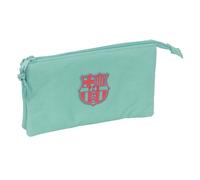Safta F.C.Barcelona Mädchen Federmäppchen für Kinder, ideal für Kinder im Schulalter, bequem und vielseitig, Qualität und Widerstandsfähigkeit, 22 x 3 x 12 cm, Wassergrün, Meeresgrün, Estándar, Lässig