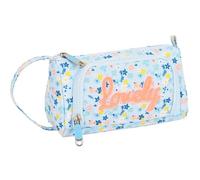 Safta - Federmäppchen mit aufklappbarer Tasche, gefüllt, recycelt, Moos Lovely, 20 x 11 x 8,5 cm, Mehrfarbig (41222907)