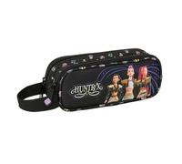 safta Federtasche K-Pop Demon Hunters Sound, 2 Fächer, Handschlaufe | Maße 21 x 6 x 8 cm, 110 g, Originaldesign der Kollektion, für Schulstart und Unterricht, offizielle Lizenz