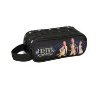 safta Federtasche K-Pop Demon Hunters Sound, 3 Fächer, Trageschlaufe | Maße 21 x 7 x 8,5 cm, 200 g, Originaldesign der Kollektion, für Grundschule und weiterführende Schule, offizielle Lizenz