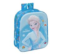 Frozen 3D-Kinderrucksack, leicht zu reinigen, ideal für Kinder verschiedener Altersgruppen, bequem und vielseitig, Qualität und Widerstandsfähigkeit, 22 x 10 x 27 cm
