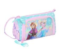 Safta Frozen Cool Days Federmäppchen mit ausklappbarer Tasche, für Kinder, ideal für Kinder im Schulalter, bequem und vielseitig, 20 x 8,5 x 11 cm, Violett/Himmelblau, Violett/Himmelblau, Estándar,