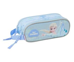 safta Frozen Doppelmäppchen für Kinder, ideal für Kinder im Schulalter, bequem und vielseitig, Qualität und Widerstandsfähigkeit, 21 x 6 x 8 cm