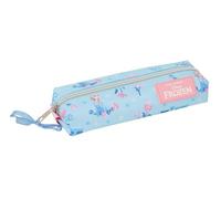 Safta Frozen Ice Magic Federmäppchen, rechteckig, für Kinder, ideal für Kinder im Schulalter, bequem und vielseitig, Qualität und Widerstandsfähigkeit, 22 x 7 x 40 cm, hellblau, M, Casual