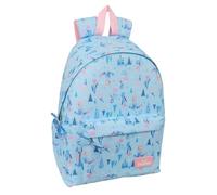 safta FROZEN ICE MAGIC Rucksack für Laptops mit 35,8 cm (14,1 Zoll), ideal für Jugendliche verschiedener Altersgruppen, bequem und vielseitig, Qualität und Widerstandsfähigkeit, 31 x 13 x 43 cm,
