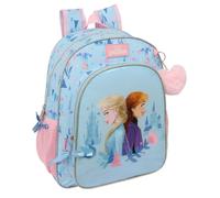 safta FROZEN Ice Magic Schulrucksack für Kinder, Kinderrucksack, anpassbar an Kinderwagen, ideal für Kinder im Schulalter, bequem und vielseitig, Qualität und Widerstandsfähigkeit, 32 x 12 x 38 cm,