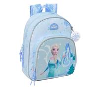 safta Frozen Kinderrucksack, ideal für Kinder verschiedener Altersgruppen, bequem und vielseitig, Qualität und Widerstandsfähigkeit, 28 x 10 x 34 cm