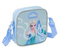 Frozen Kleine Umhängetasche für Kinder, ideal für Kinder von 5 bis 14 Jahren, bequem und vielseitig, Qualität und Widerstandsfähigkeit, 16 x 4 x 18 cm