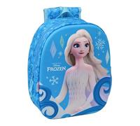 FROZEN Schulrucksack mit 3D-Design, ideal für Kinder verschiedener Altersgruppen, bequem und vielseitig, Qualität und Widerstandsfähigkeit, 27 x 10 x 33 cm