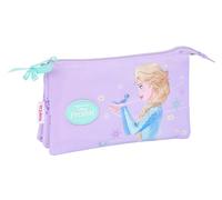 FROZEN SPIRIT Federmäppchen für Kinder, ideal für Kinder im Schulalter, bequem und vielseitig, Qualität und Widerstandsfähigkeit, 22 x 3 x 12 cm, Lila, M, Casual