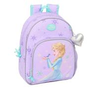 safta FROZEN SPIRIT Kinderrucksack, ideal für Kinder verschiedener Altersgruppen, bequem und vielseitig, Qualität und Widerstandsfähigkeit, 28 x 10 x 34 cm, Lila, M, Casual