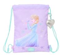 safta FROZEN Spirit Rucksack für Kinder, flach, ideal für Kinder verschiedener Altersgruppen, bequem und vielseitig, Qualität und Widerstandsfähigkeit, 26 x 34 cm, Lila, M, Casual