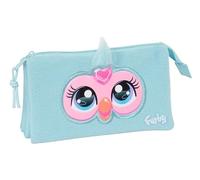 Safta Federmäppchen Furby – für Schulkinder, robust, 22×3×12 cm – himmelblau, M