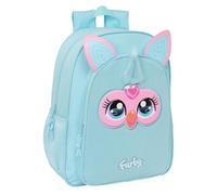 Safta FURBY Schulrucksack für Kinder, Kinderrucksack, anpassbar an Kinderwagen, ideal für Kinder im Schulalter, bequem und vielseitig, Qualität und Widerstandsfähigkeit, 33 x 14 x 42 cm, himmelblau, M